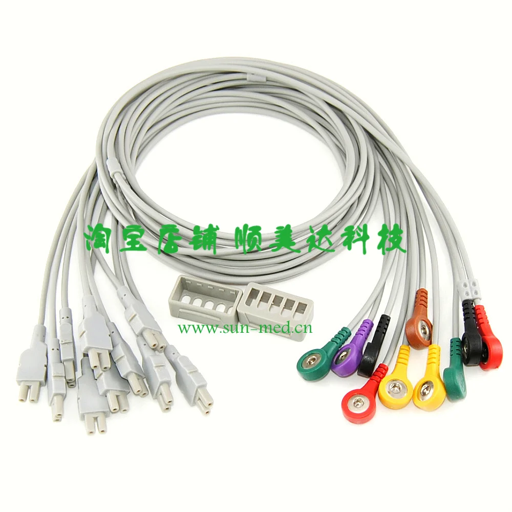 Выводы для модуля сбора GE Marquette CAM 14 10 выводов ЭКГ кабель IEC|iec cable|for cablelead cable |