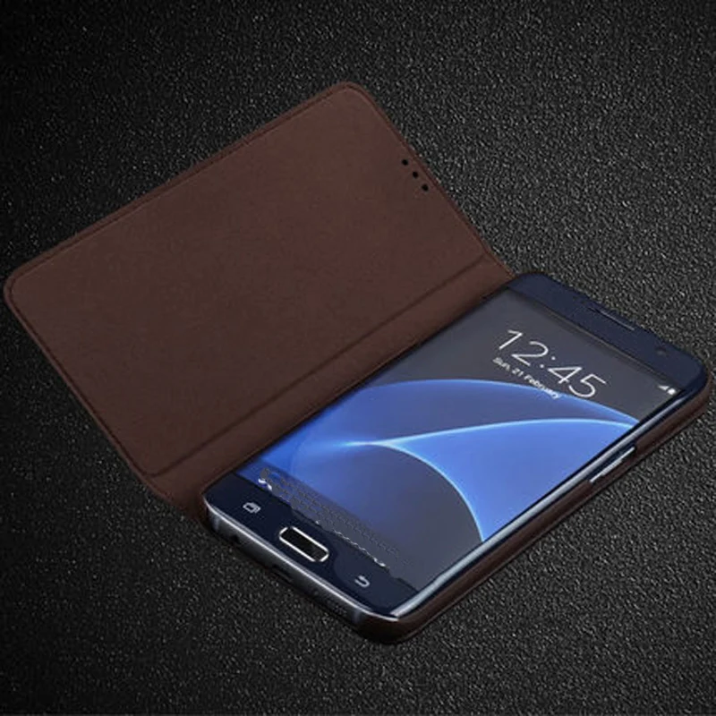 Чехол из натуральной кожи для Samsung Galaxy S7Edge G935 G935a G9350 задняя крышка S7 Edge S 7 |