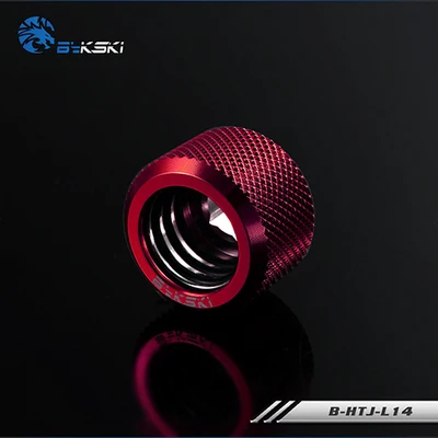 Bykski B-HTJ-L14, OD14mm жесткие трубки фитинги, G1/4 адаптеры для OD14mm жесткие трубки - Цвет лезвия: Red