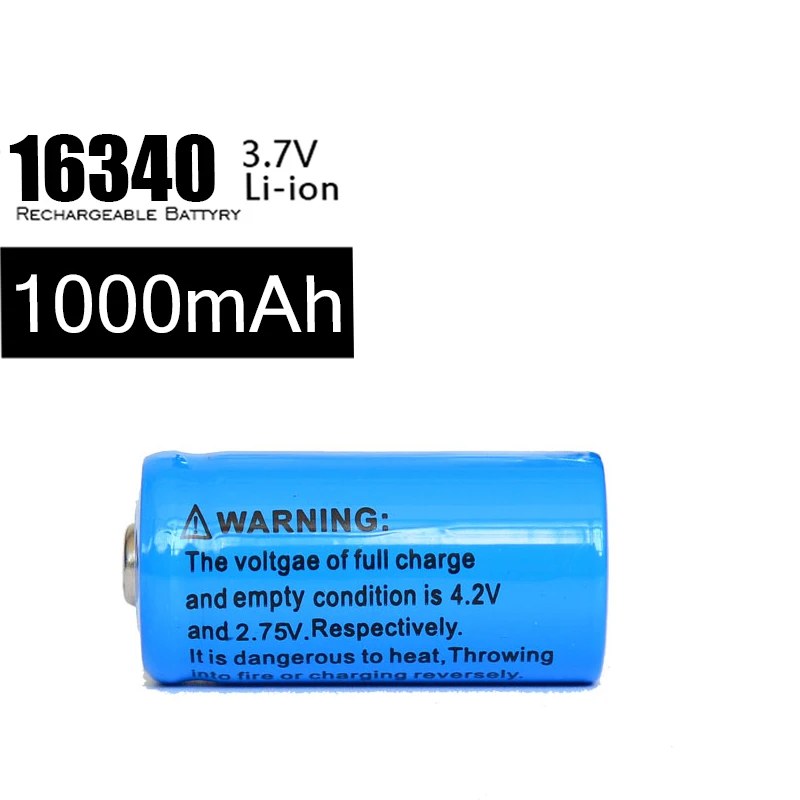 4 перезаряжаемых литий ионных аккумулятора 1000 мач для фонарика + 1 дорожная