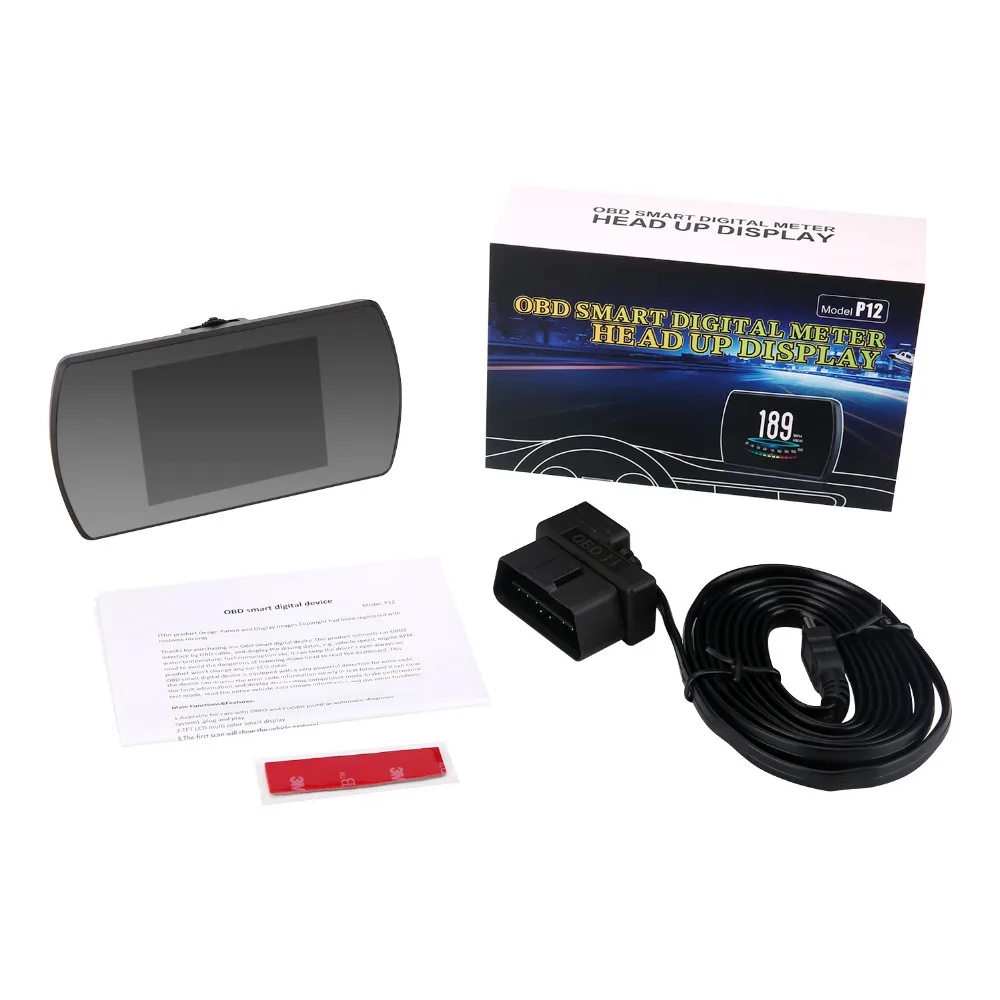 XYCING OBD2 автомобиля HUD Дисплей цифровой смарт измеритель HD Спидометр расход