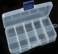 1015 grids guitar picks box clear plastic storage box for guitar plectrum guitar accessories