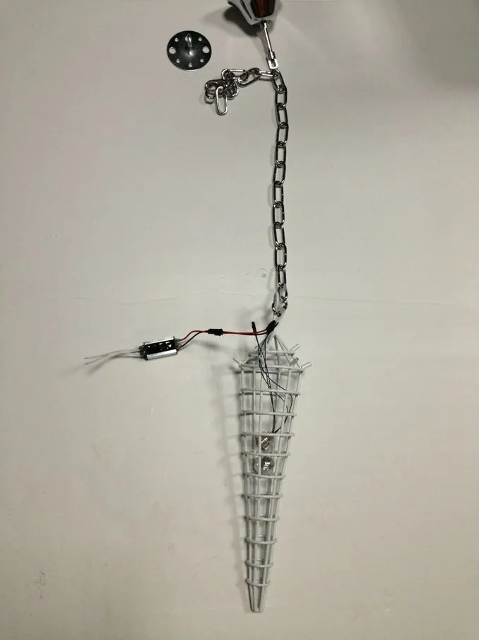 

New Arrival Led Blown Colored Glass Chandelier For Sale