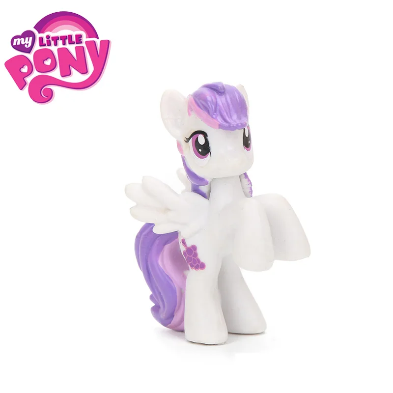 Игрушки My Little Pony, мини пони, ПВХ, фигурка принцессы, радуга, Дэш, Сумеречная искорка, яблоко, Джек, Рарити, куклы для девочек