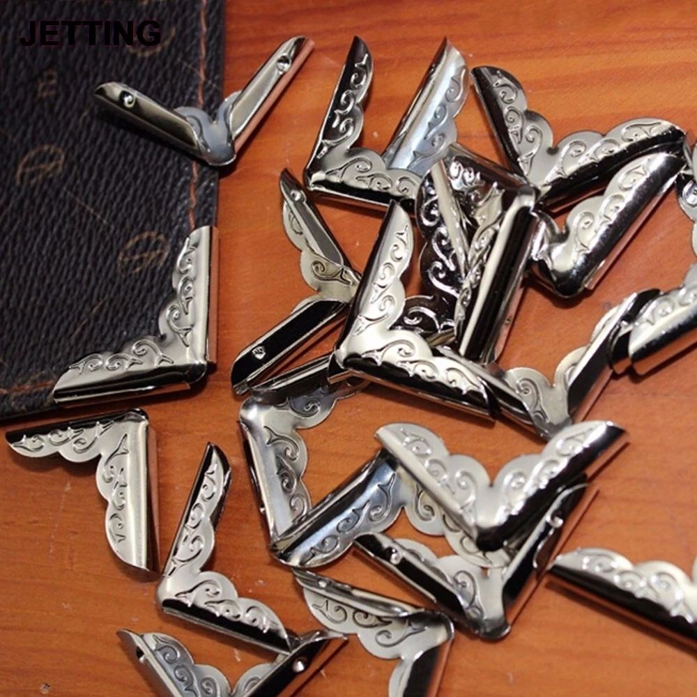 12 шт металлические уголки для книг Скрапбукинг фотоальбомы меню Угловые