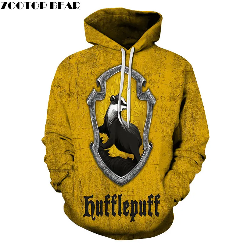 AFKH3194 Фиолетовый бренд Ravenclaw с 3D принтом; Повседневная Толстовка с капюшоном; мужской спортивный костюм; пуловер с капюшоном; уличная одежда; пальто унисекс; Прямая поставка; ZOOTOPBEAR - Цвет: AFKH3194