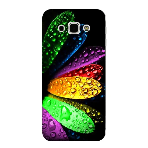 Оригинальный чехол для Samsung Galaxy A8 A800 A8000 с принтом листьев цветов цветочных