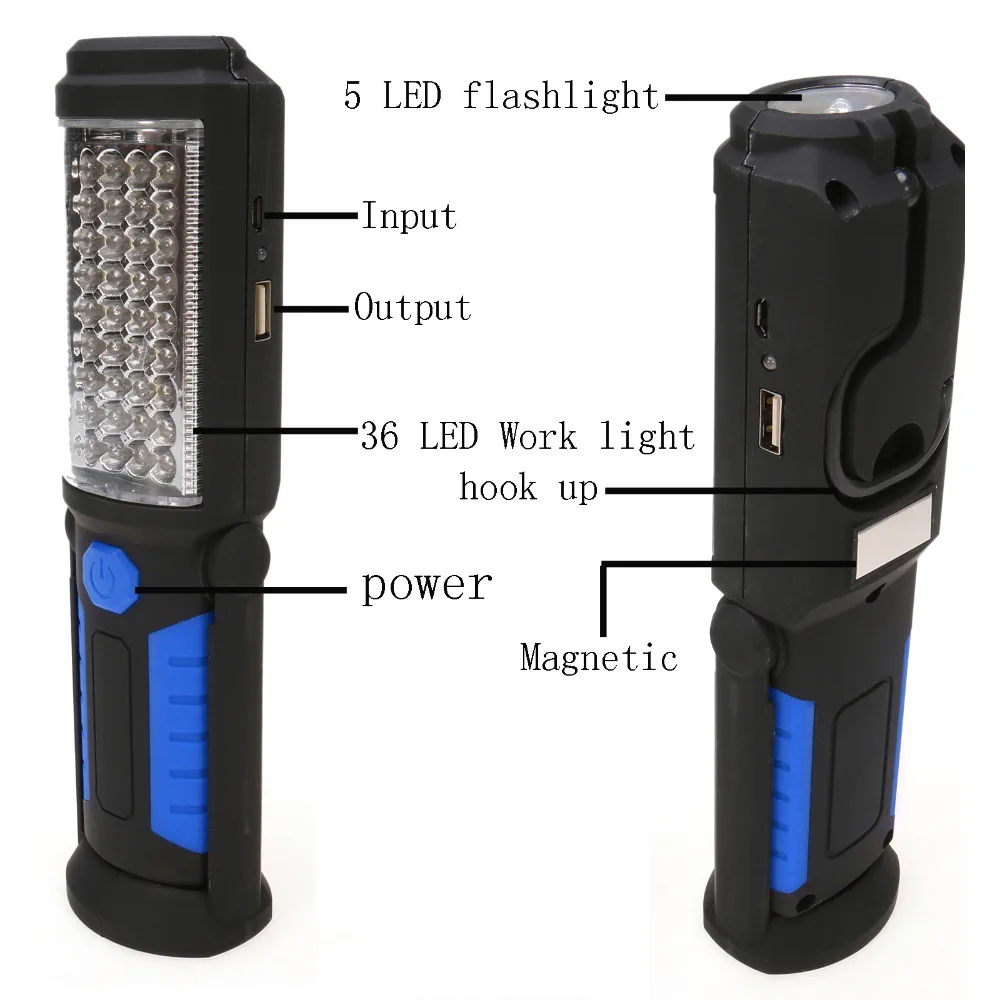 Суперъяркий светодиодный фонарь светильник переносная уличная лампа с USB