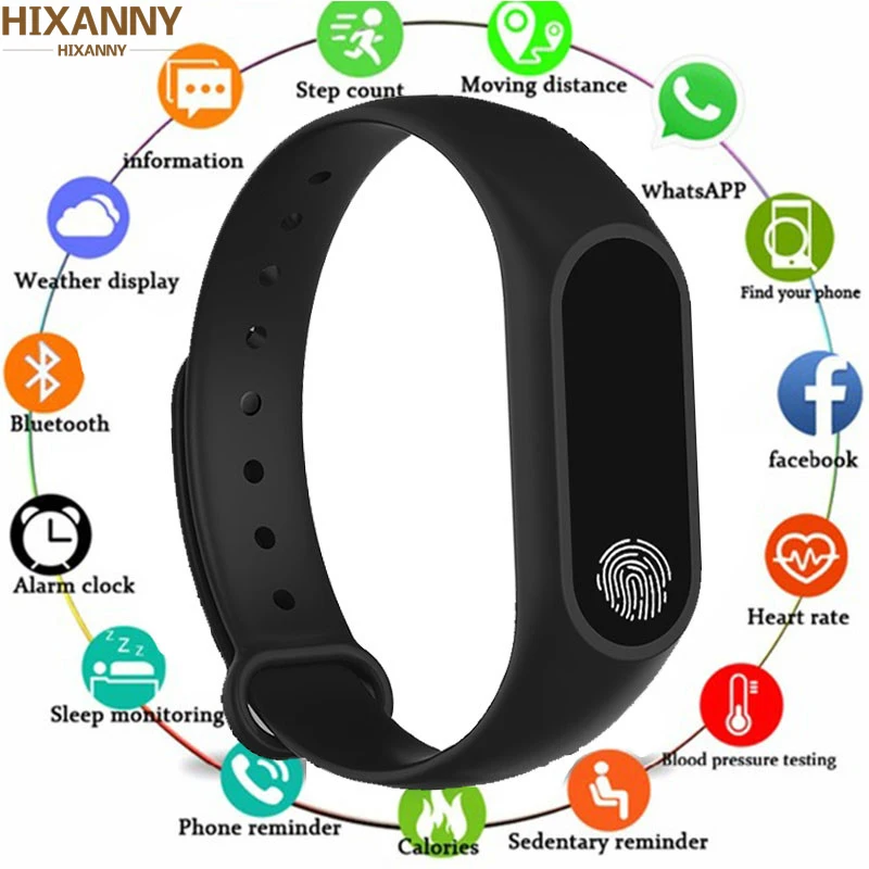 Спортивные смарт-часы с фитнес-трекером мужские и женские смарт-браслеты для Android