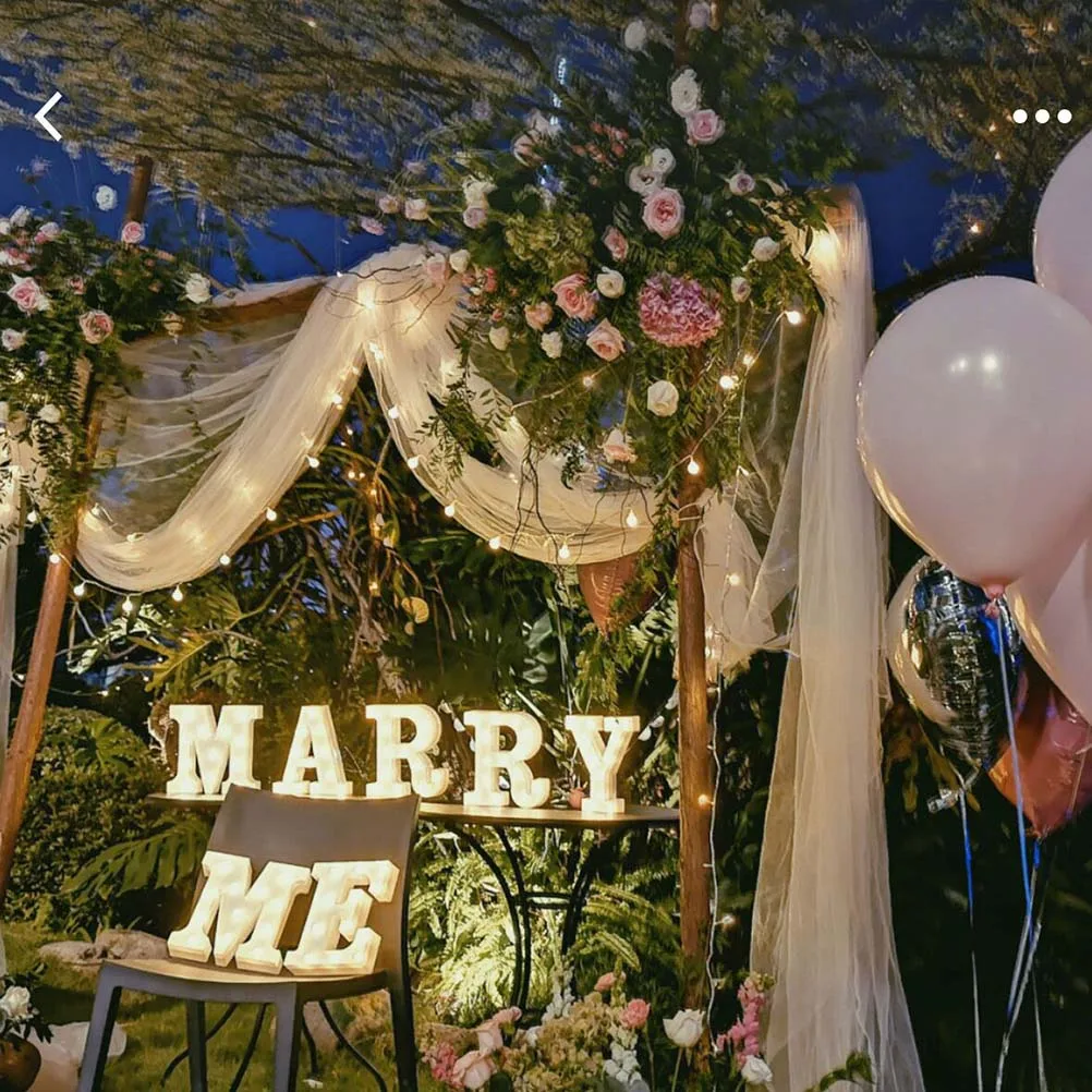 Светодиодные светильники сделай сам с буквами для свадьбы дня рождения семейной