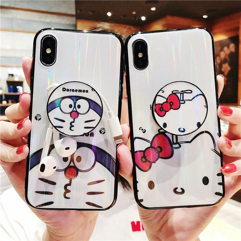 Роскошный чехол для телефона L с кольцом держателем iPhone Xs 8 8Plus 7 7Plus 6 6Plus X