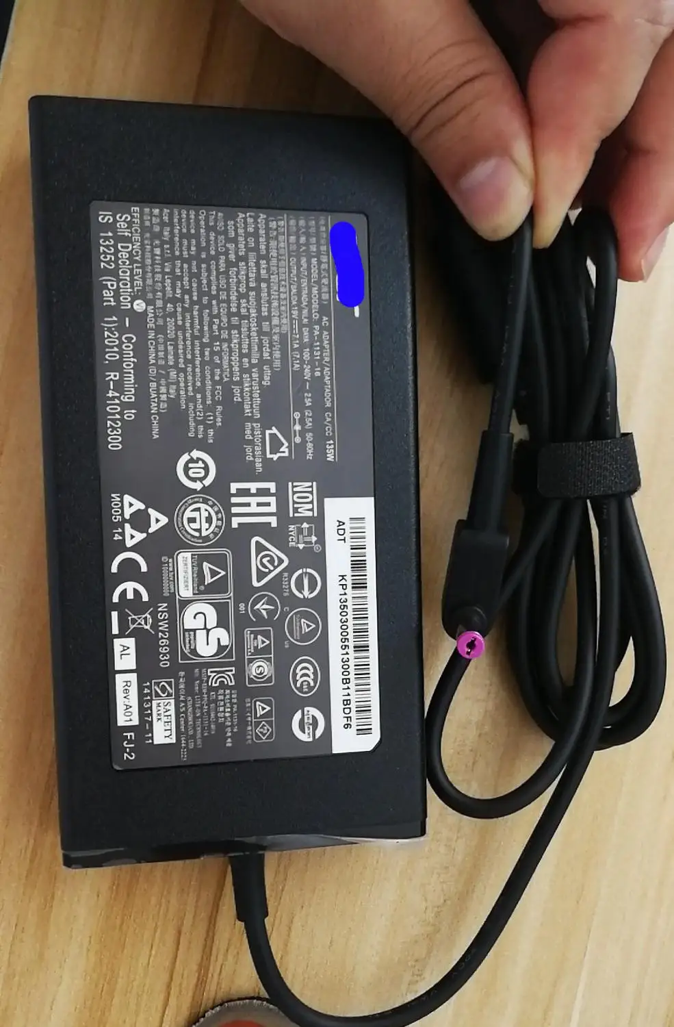 Адаптер для ноутбука Acer Aspire V17 Nitro VN7 792G 59CL T PA 1131 16 135*5 5 мм 19 в 1 7 А Вт|Адаптеры