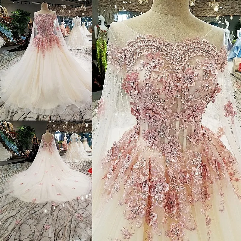 T Vestido de noiva casamento спинки короткими рукавами кружевное бальное платье toyal Поезд Бисероплетение Роскошные торжественные платья Реальные фотографии