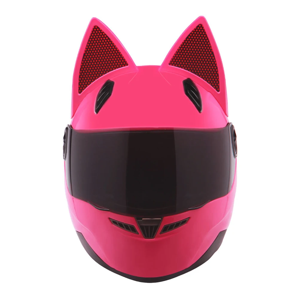Pink NITRINOS мотоциклетный шлем для женщин, полный шлем для мотокросса, мотоциклетный шлем для скутера, для верховой езды, для гонок, Casco Moto, 24 цвета - Цвет: Pink