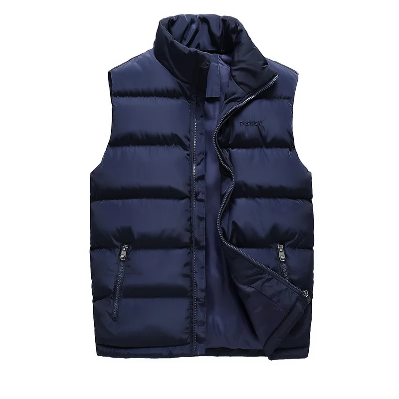FALIZA 6XL новые зимние мужские куртки безрукавки жилет мужской теплый пуховой