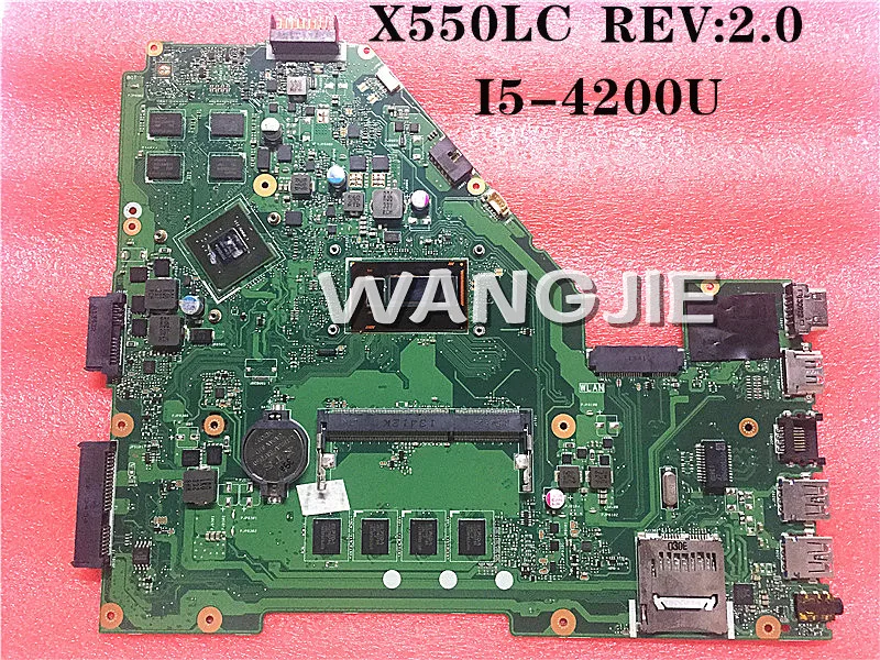 Для ASUS X552L X550LC материнская плата для ноутбука REV: 2 0 i5-4200U GT820M 100% рабочий |