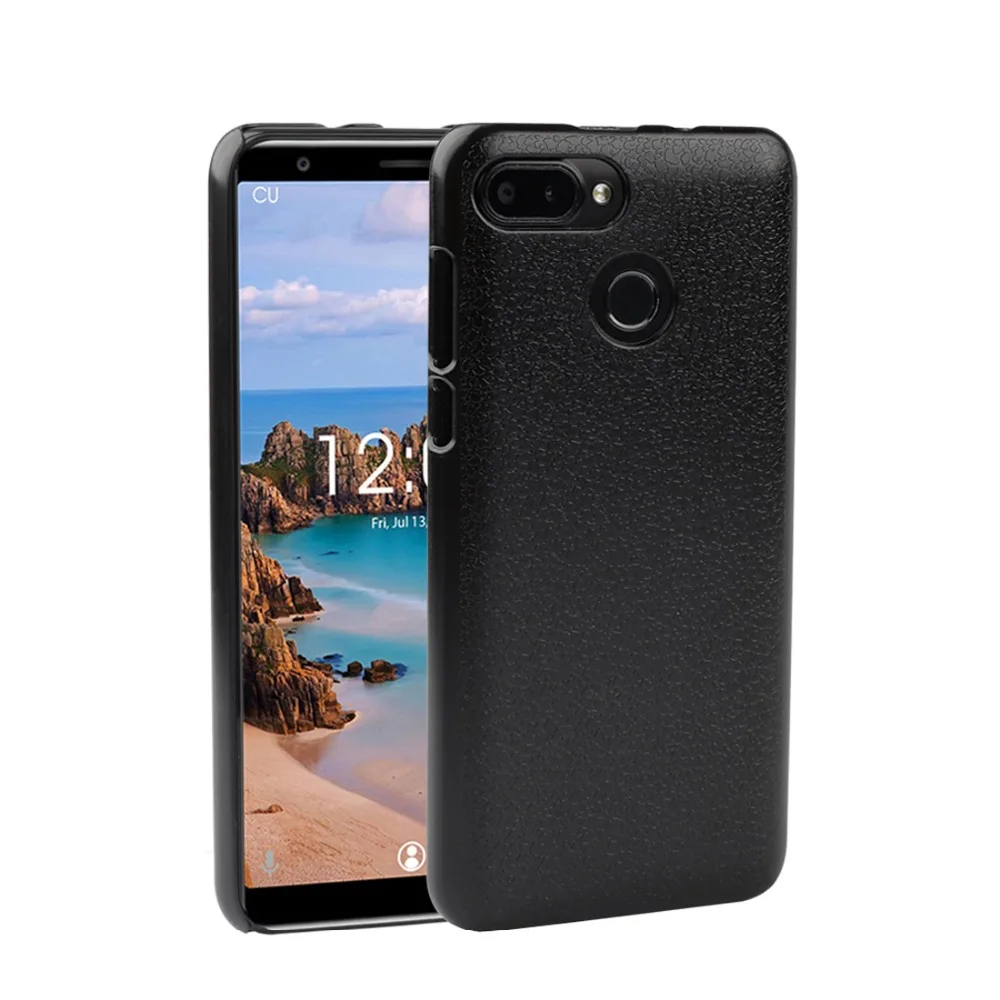 Чехол накладка OCUBE с текстурой личи для Oukitel C11 / Pro|Бамперы| |