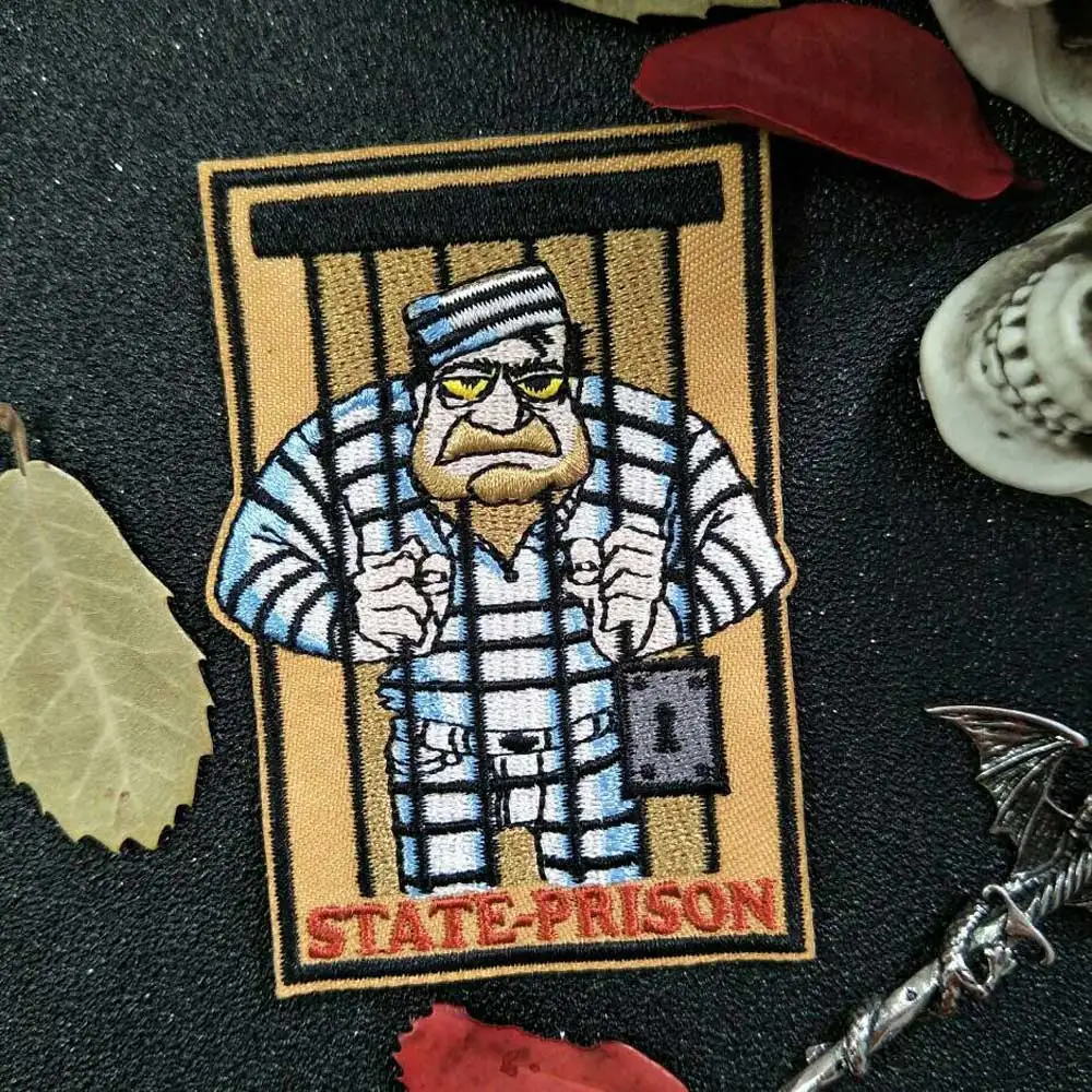 Патчи для одежды в стиле государственной тюрьмы|iron on patch embroidered|patch iron oniron patches |