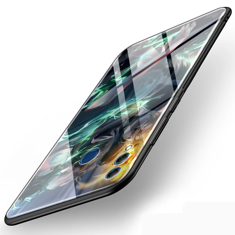 Стеклянный чехол Lavaza из ТПУ с аниме My Boku No Hero для Huawei Mate 20 P10 P20 P30 Y6 Y9 P smart lite Pro 2018