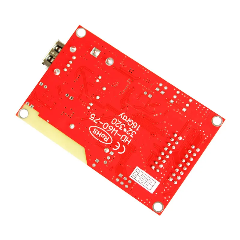 HD W60 75 асинхронный 320W * 32H пикселей 2 HUB75 цветная (RGB) один двухцветный светодиодный