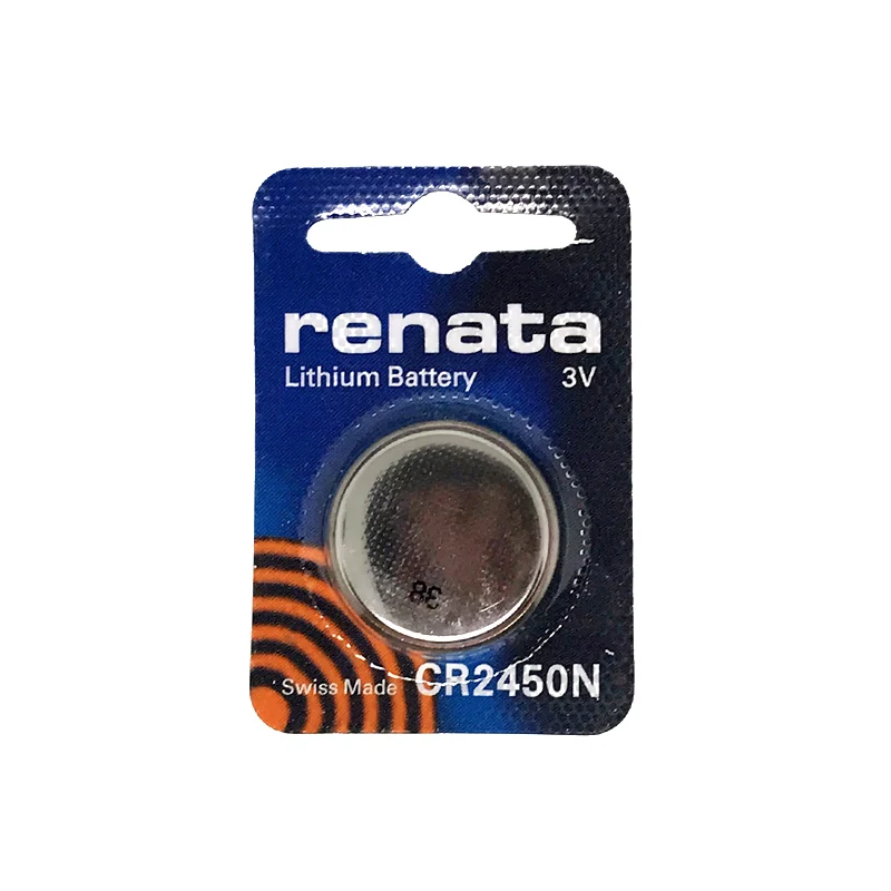 Оригинальный литиевый аккумулятор renata CR2450N CR2450 2450 3 в для часов стоп сигналов