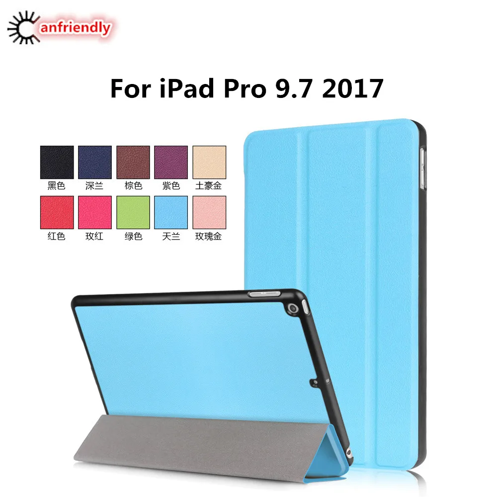

Чехол для Apple iPad Pro 9,7 2017, Роскошный чехол для планшета из искусственной кожи для iPad Pro 9,7 дюйма 2017, умный чехол с функцией подставки, чехол