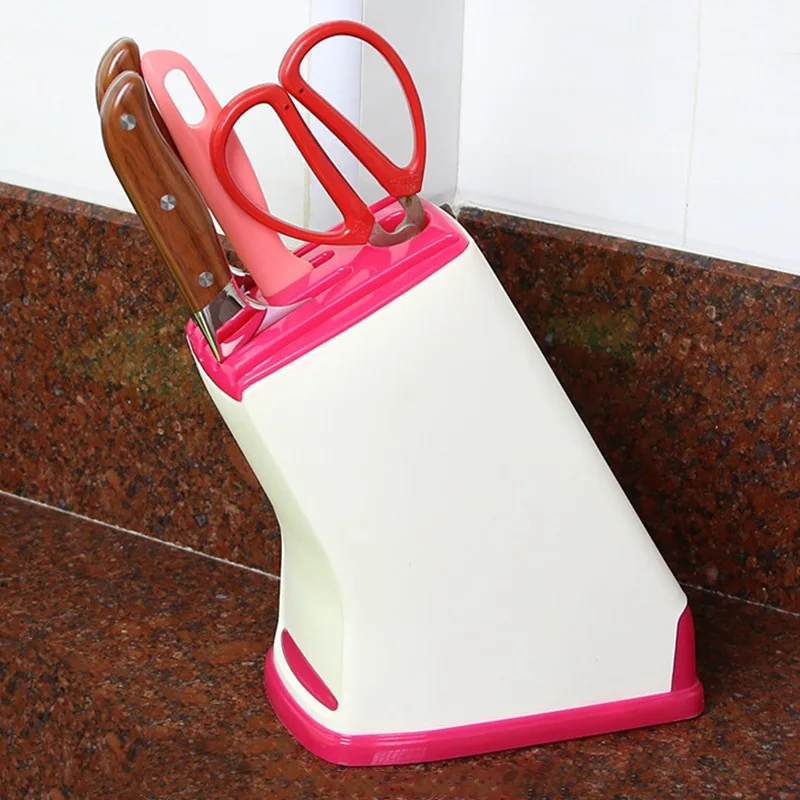 1 шт. пластиковая стойка для хранения многофункциональных ножей|knife block holder|knife