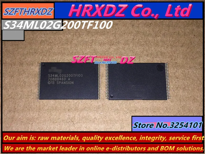 SZFTHRXDZ 100% Новый оригинальный 5 шт. 10 S34ML02G200TF100 TSOP48|Соединители| |