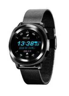 IP68 Водонепроницаемый Bluetooth Вызов сна монитор Смарт часы Smartwatch L2 Montres кардио бег спортивные часы сердечного ритма - Цвет: BLACK