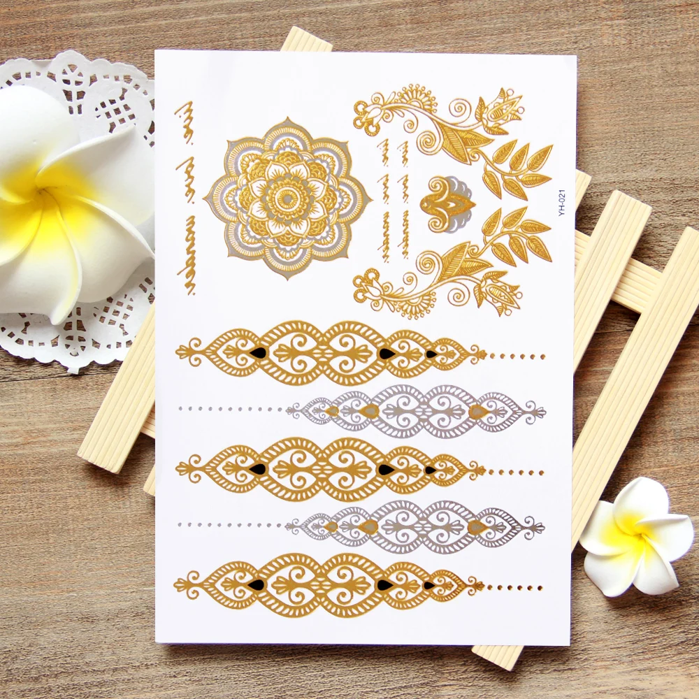 Тату для женщин боди-роспись белый черный хна тату поддельные новые кружева флэш