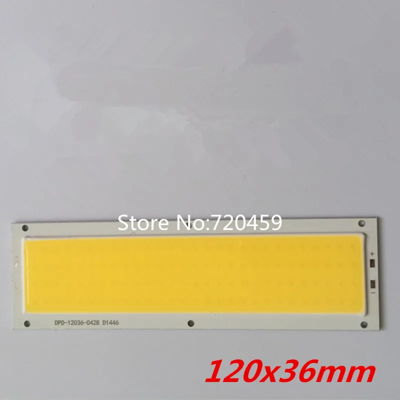 

DC12-14V LED surface emitting COB light strip lamp lamp panel of integrated lamp strip surface plate 120x36mm Natural white