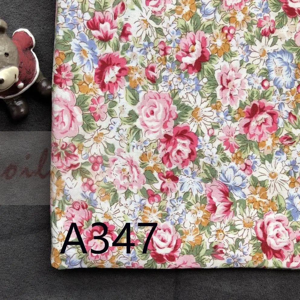 BB029 50*145 см цветочный из хлопчатобумажной ткани счетчики для детей infantiles платья подушки одеяло постельные принадлежности Простыня швейная ткань материал D30 - Цвет: BB029