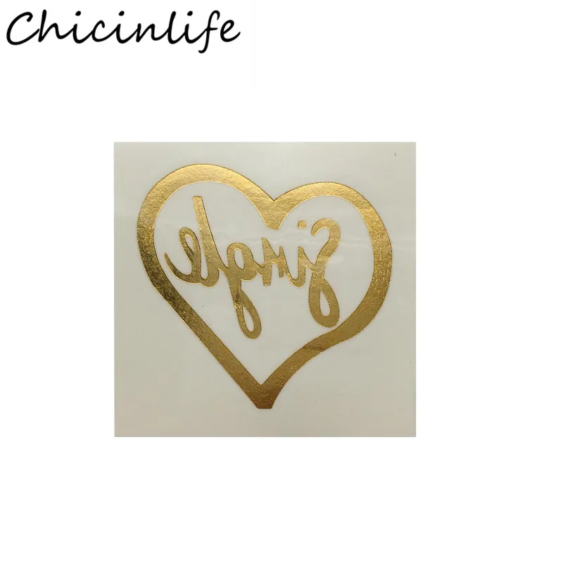 Chicinlife 5 шт. временные тату кольца для невесты/сердца/бриллиантов
