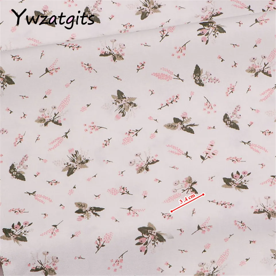 Ywzatgits 1 шт./лот Цветочная серия хлопчатобумажная ткань Лоскутная Ткань DIY шитье стеганое жировые кварталы материалы YI0304