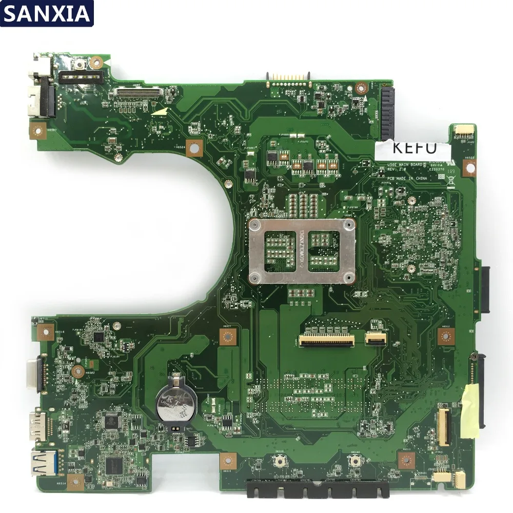 Материнская плата KEFU U56E для ноутбука ASUS U56 протестированная оригинальная