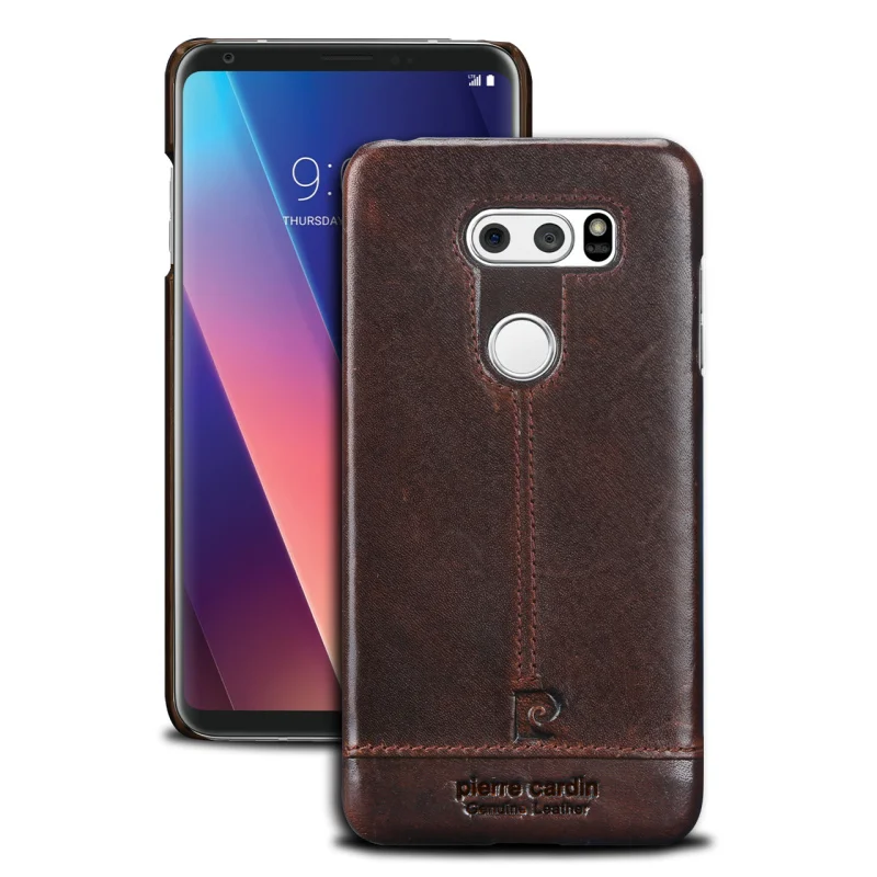 Чехол для LG V30, Винтажный чехол из натуральной кожи для LG V30, Роскошные Чехлы для мобильных телефонов, Fundas