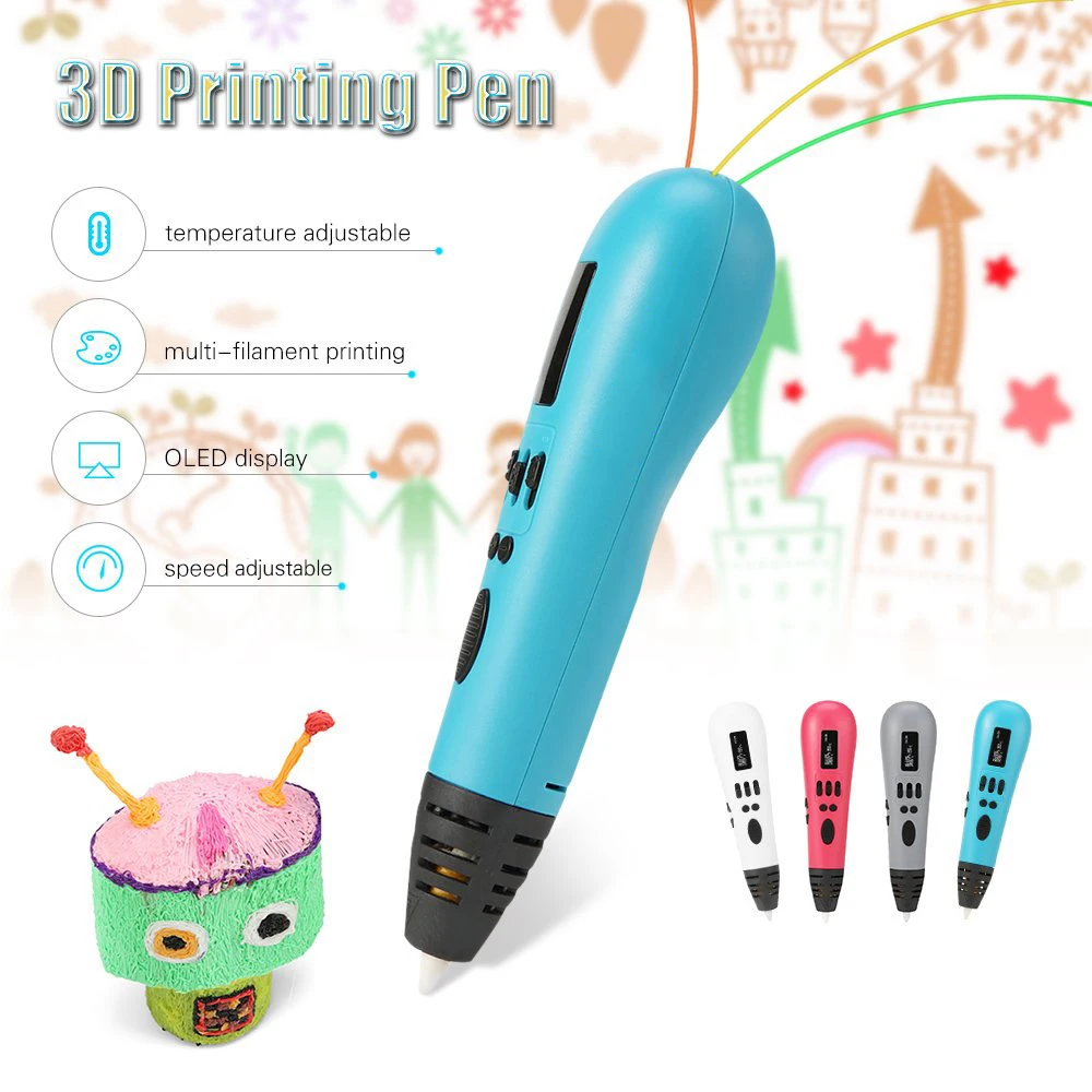 7 TECH Smart 3D печать Ручка чертежные игрушки для детей создание 3 цвета мм 1 75 PLA нить
