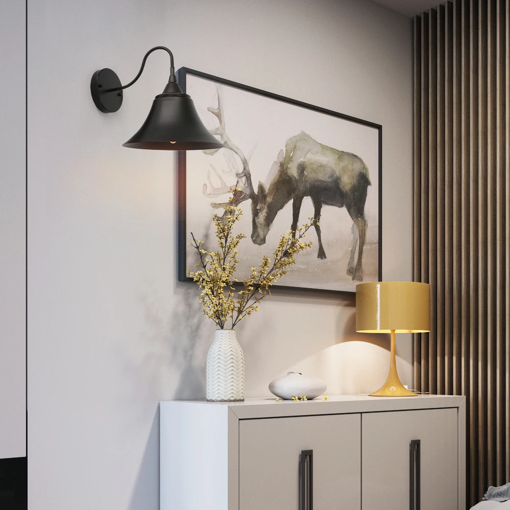 Oreab деревенский Железный Винтажный стиль ретро настенные светильники