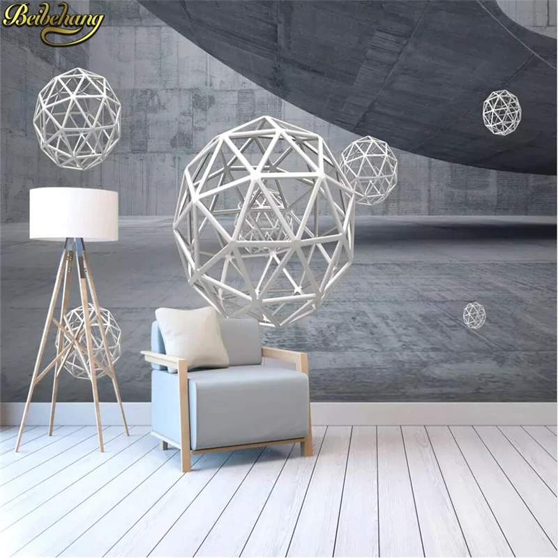Фотообои beibehang с абстрактной архитектурой на заказ 3D фон шариками Настенная