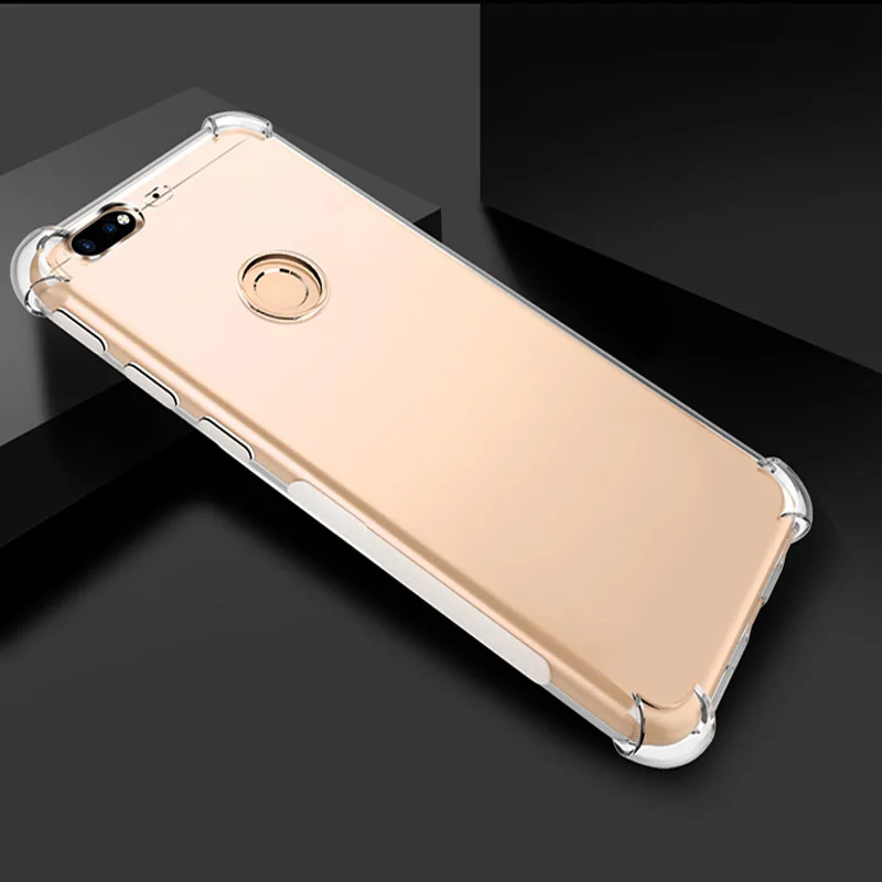 2 шт. прозрачный мягкий чехол для Huawei Honor 7C|Бамперы| |