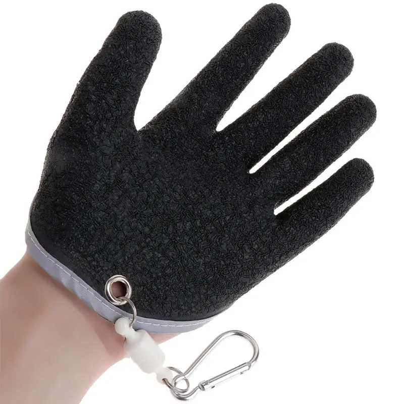 

1Pcs Fishing Catching Gloves Protect Hand from Puncture Scrapes Fisherman Professional Catch Fish and with Magnet Release
