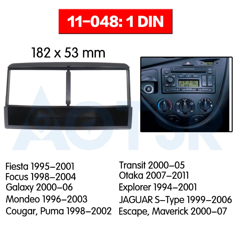 1 din радиоприемник для FORD Fiesta JAGUAR S-Type GEELY Otaka установочный комплект приборной