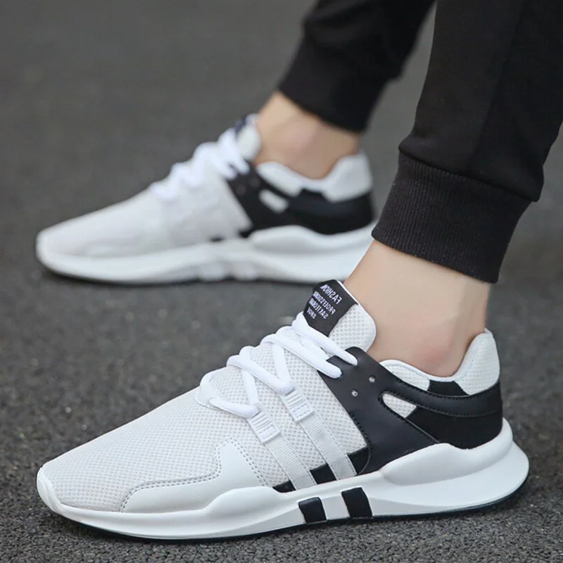 KUYOMENS Lightweight sneakers fashion Autumn famous brand Lace-up Style Shoes Comfortable Casual Men adult Footwear | Обувь