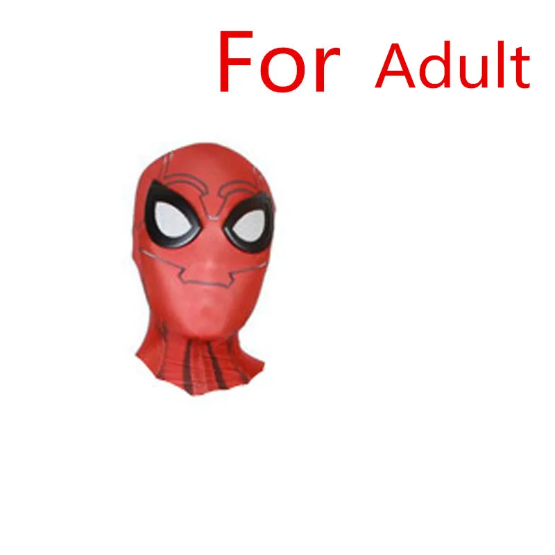 Only mask adult Новинка, PS4, Insomniac, костюм Человека-паука, маска, костюм для взрослых, игры Человека-паука, косплей, костюм человека на Хэллоуин, спандекс, для взрослых и детей - Цвет: Only mask adult