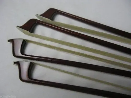 

4pcs advanced Pernambuco Violin bow 4/4,silver parts #7218