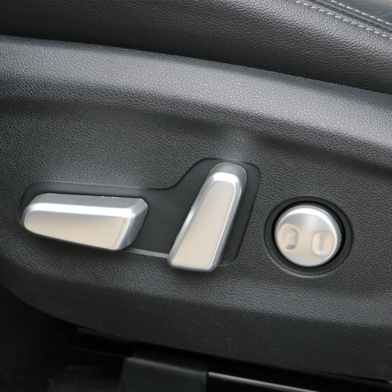 Interruptor de ajuste de asiento de coche, accesorios de moldura Interior para Kia Sportage 4, 2016, 2017, 2018, 2019, 2020, ABS, 5 uds.