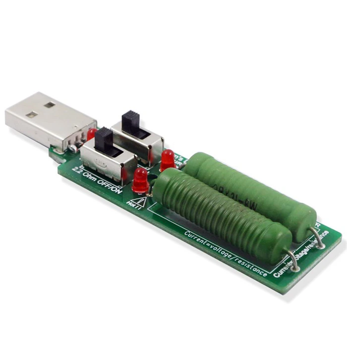 USB резистор постоянного тока с регулируемой нагрузкой 3 5 В 1 А/2 а/3 А тестер емкости