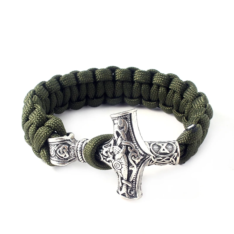 Модные ювелирные изделия Viking Ax wrap Thor браслеты амулет методы использования косплей ювелирные изделия для мужчин и женщин