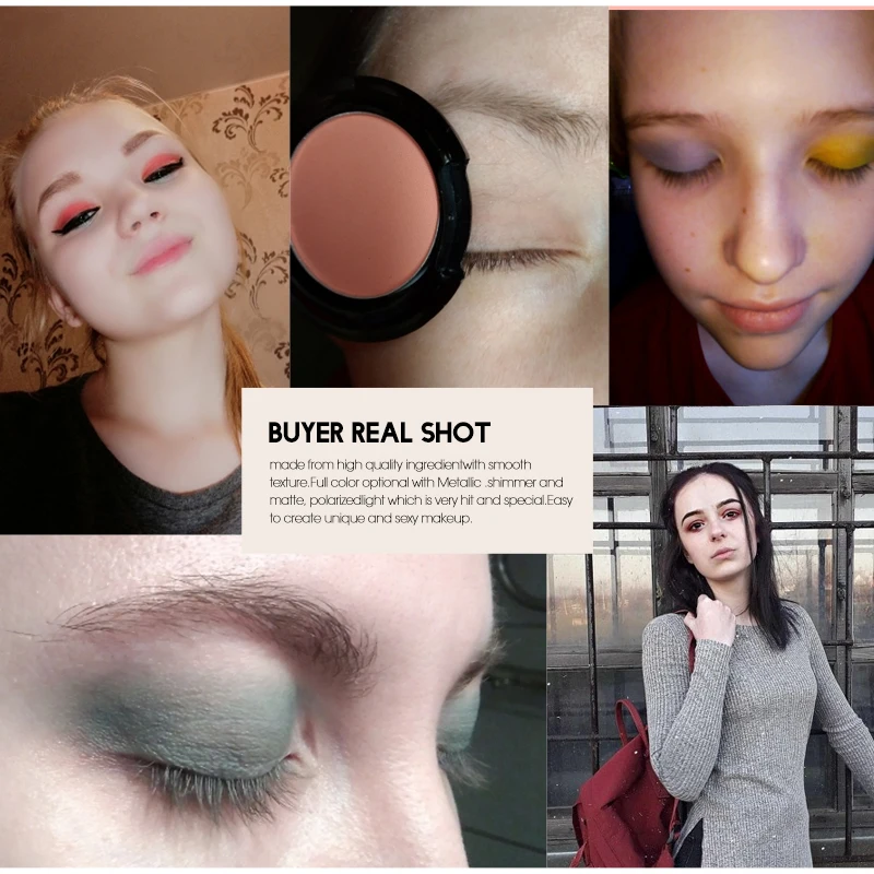 Vnook бренд блеск Тени для век Палитра Макияж матовая водостойкая Professional Make Up Kit