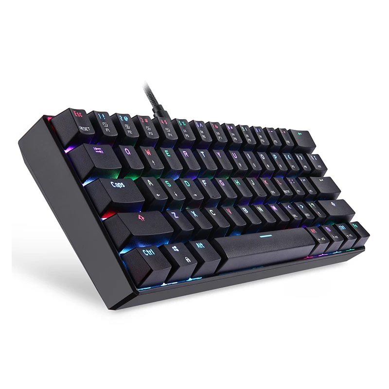 Механическая клавиатура MOTO SPEED CK61 игровая RGB с русской и английской раскладкой
